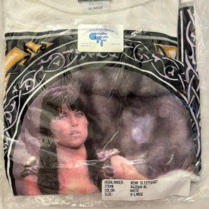 Xena Warrior Princess White X-Large Sleep Shirt  Vintage Never Worn Lucy Lawless